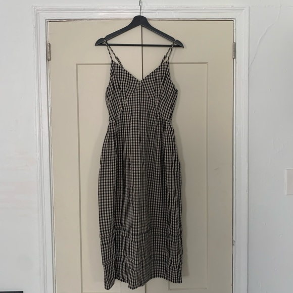 Caron Callahan Dresses & Skirts - Caron Callahan Gail Dress in Black & White Gingham